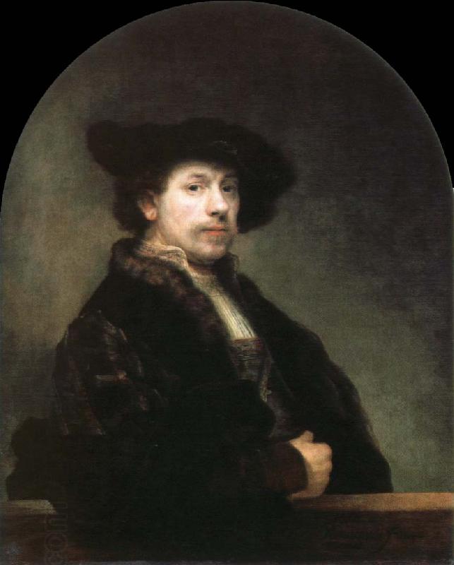 Rembrandt van rijn self portrait at the age of 34